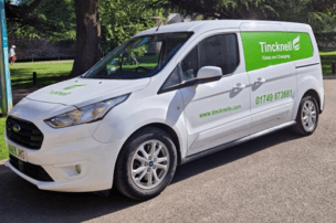 Van running on HVO